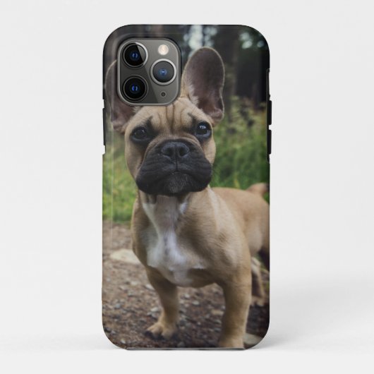 French Bulldog Throw Pillow Case-Mate iPhoneケース (裏面)