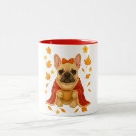 French Bulldog Toile l Funny French Bulldog Mom Gi ツートーンマグカップ