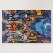 French Bulldog Trick-or-Treating Halloween Costume ジグソーパズル (横)