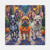 French Bulldog Trick-or-Treating Halloween Costume マグネット (正面)