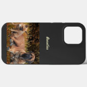 French Bulldog und Mastiff Freunde Case-Mate iPhoneケース (裏面 (横))