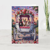 French Bulldog Valentine's Day カード (正面)