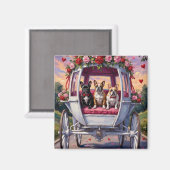 French Bulldog Valentine's Day  マグネット (正面/裏面)