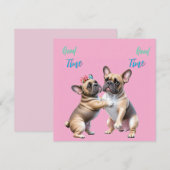 French Bulldog verliebt Valentinstag (正面/裏面)