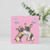 French Bulldog verliebt Valentinstag (スタンド正面)