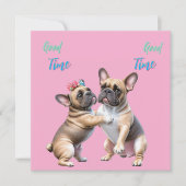 French Bulldog verliebt Valentinstag (正面)