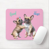 French Bulldog verliebt Valentinstag マウスパッド (マウス)