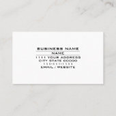 French Bulldog Vet Doctor Puppy Dog Business Card 名刺 (裏面)