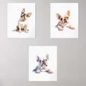 French Bulldog Wall Art, French Bulldog Decor (正面)