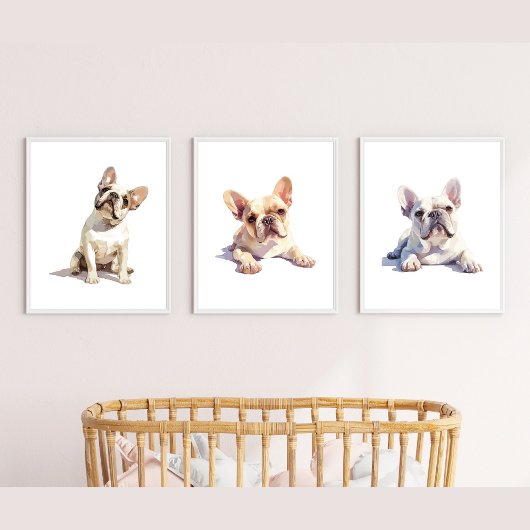 French Bulldog Wall Art, French Bulldog Decor