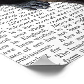 French Bulldog With Green Top Hat and Moustache ポスター (角)