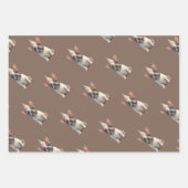 French Bulldog Wrapping Paper ラッピングペーパーシート (正面2)