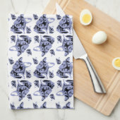 French Bulldogs キッチンタオル (四つ折り)