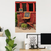 French Cafe Poster ポスター (ホームオフィス)