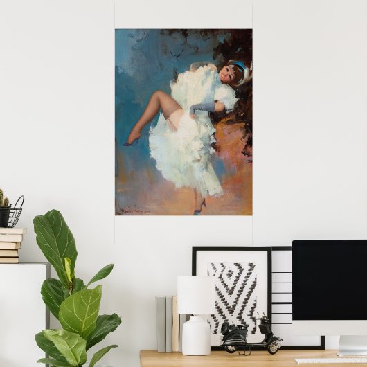 French Cancan Dancer ポスター (ホームオフィス)