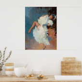 French Cancan Dancer ポスター (キッチン)