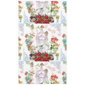French chic,country rustic,floral pattern,roses,re テーブルクロス (正面)