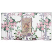 French chic,country rustic,floral pattern,roses,re 枕カバー (正面左)