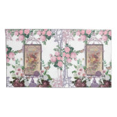 French chic,country rustic,floral pattern,roses,re 枕カバー (裏面-右)