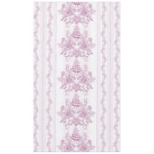 French chic,pink,toile,floral,pattern,victorian,Fl テーブルクロス (正面)