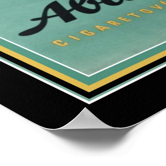 French Cigarette Paper Ad ca. 1930s ポスター (角)