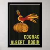 French Cognac Vintage Poster ポスター (正面)