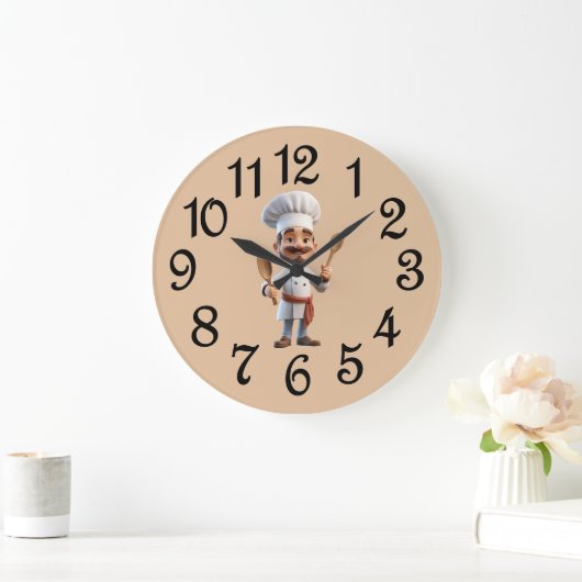 French Country Chief Acrylic Wall Clock ラージ壁時計 (ホーム)