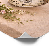 French Country Clock Wall Art ポスター (角)