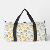 French Country Lemon Pattern ダッフルバッグ (正面)