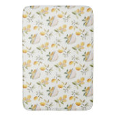 French Country Lemon Pattern Bath Mat バスマット (正面縦)