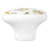 French Country Lemon Pattern Ceramic Pull セラミックノブ (側面)