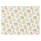 French Country Lemon Pattern Tablecloth テーブルクロス (正面(横))