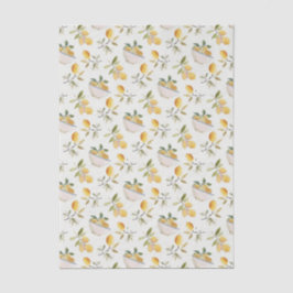 French Country Lemon Pattern Tissue Paper 薄葉紙