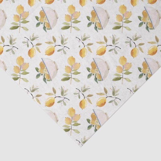French Country Lemon Pattern Tissue Paper 薄葉紙 (詳細)