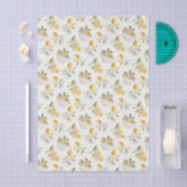 French Country Lemon Pattern Tissue Paper 薄葉紙 (クラフト)