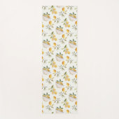 French Country Lemon Pattern Yoga Mat ヨガマット (正面)