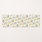 French Country Lemon Pattern Yoga Mat ヨガマット (正面(横))