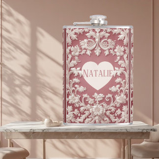 French Country Opulent Baroque Scrollwork Grandeur フラスク