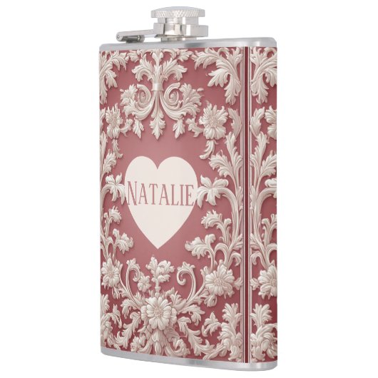 French Country Opulent Baroque Scrollwork Grandeur フラスク (左)