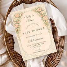 French Country Rose Arch Baby Shower