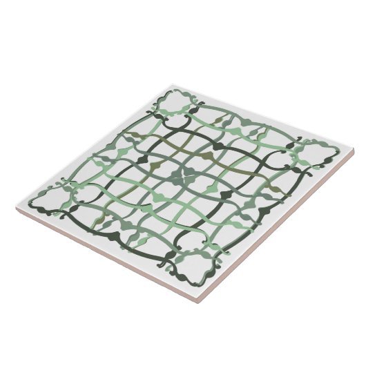 French countryside sage green tile タイル (側面)
