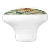 French Countryside With Sunflowers セラミックノブ (側面)