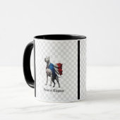 French Dog Force and Elegance Mug マグカップ (正面左)