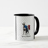 French Dog Force and Elegance Mug マグカップ (正面右)
