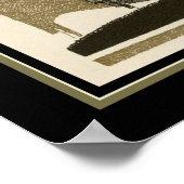 French Fashion Pochoir Art Deco ポスター (角)