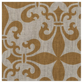 French Fleur de Lys Patternのカスタマイズ可能な色 ファブリック