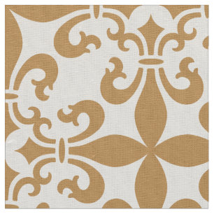 French Fleur de Lys Patternのカスタマイズ可能な色 ファブリック