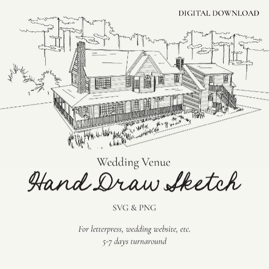 French Floral Garden  招待状