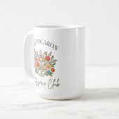 French Florals & Macarons Mug コーヒーマグカップ (正面左)