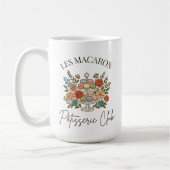 French Florals & Macarons Mug コーヒーマグカップ (左)